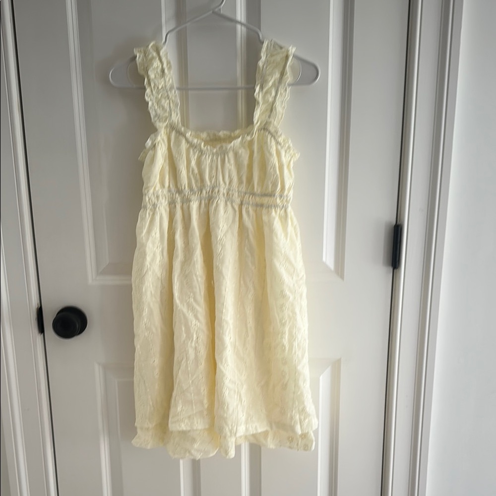 SHEIN Cream Mini Dress